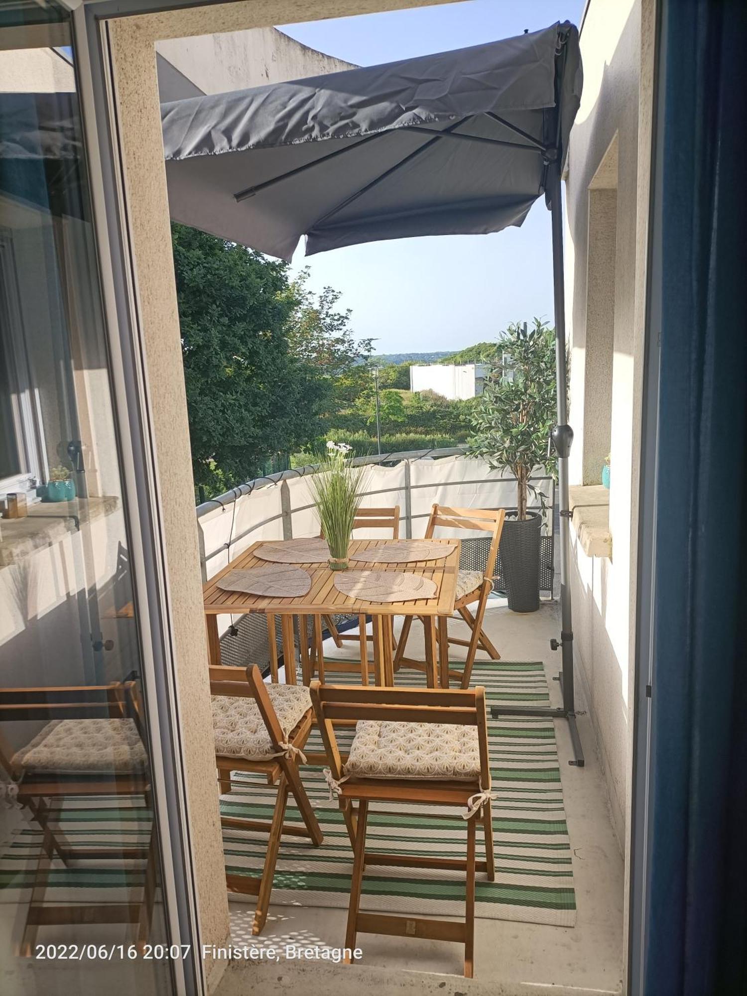 L'Escale N°13 :Appartement Standing Dans Residence Brest Luaran gambar